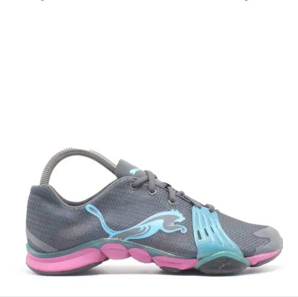 Puma Mobium XT  evertrack pink and Grey running  shoes - Picture 1 of 11